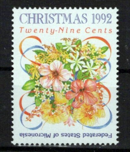 Micronesia 154 MNH Christmas Flowers Plants ZAYIX 0124S0254M