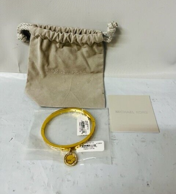 Michael Kors Pave Logo Hinge Bracelet MKJ5976710- NEW | eBay 