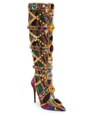 Dolce and gabbana thigh high clearance boots