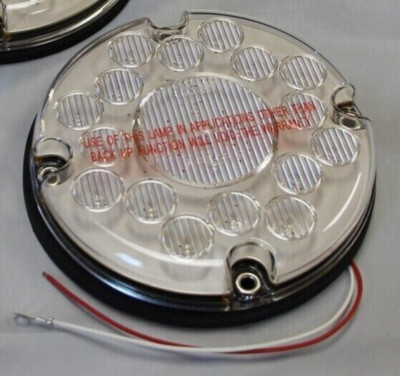 Maxxima 7'' Round White Back Up 20 LED Surface Mount Bus Light M90450 FREE SHIP