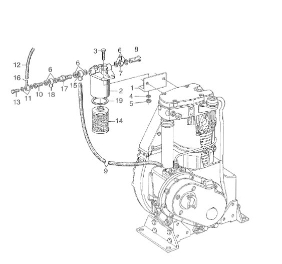 Dieselfilter FÃ¼R Hatz Tl10 Tl11 Tl12 13 15 17 18 22 25 28 33 Z90 Z100 Z105 H113