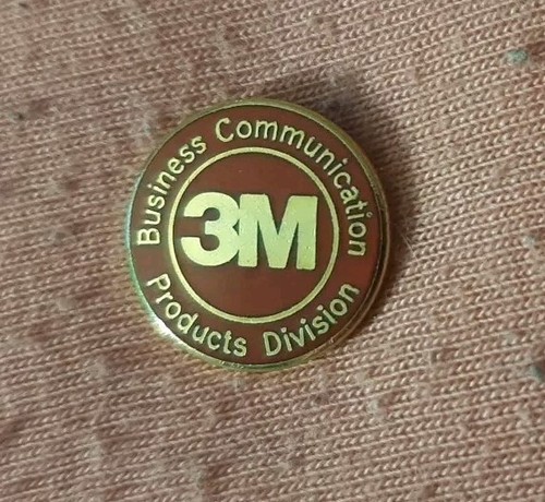 RARE 3M Company Business Communication Products Division lapel pin tie tack