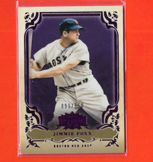 全国宅配無料 Amethyst Threads Triple Topps 2013 /650 HOF #82 Foxx Jimmie 邦楽
