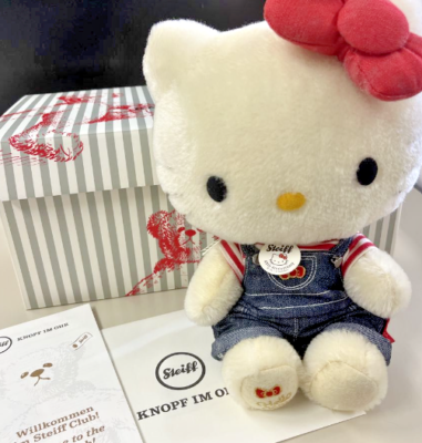 Steiff Sanrio Hello Kitty 45th anniversary Plush Kawaii Rare Doll