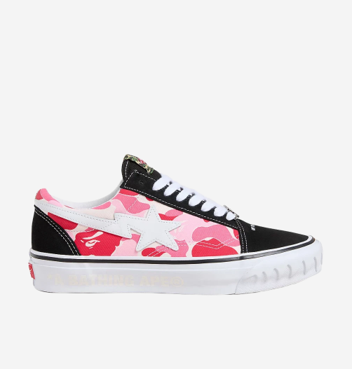 Pre-owned Vans X Bape Old Skool Tb Lx, Black (100% Authentic)