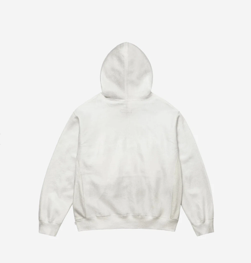 Pre-owned Supreme X Mm6 Maison Margiela Foil Box Logo Hooded Sweatshirt White - 24ss