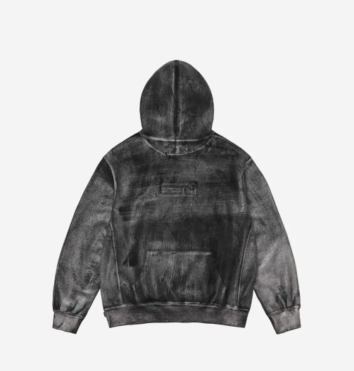 Pre-owned Supreme X Mm6 Maison Margiela Foil Box Logo Hooded Sweatshirt Black - 24ss