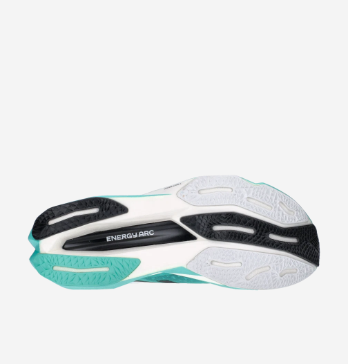 Pre-owned New Balance (w) Balance Fuelcell Supercomp Elite V4 Cyber Jade White - D Wide