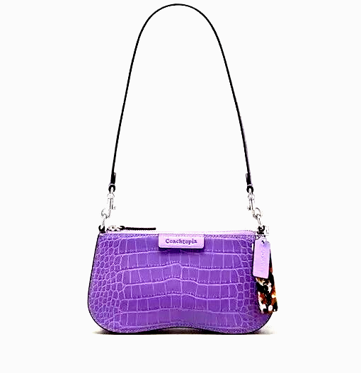 バッグ Vintage Coach Baguette Small Bag purple Vintage Coach Baguette Small Bag purple 4.3*10.2*2.3 inch | eBay