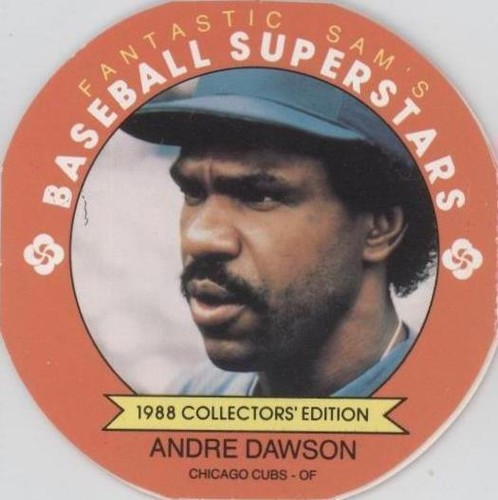 1988 Fantastic Sam's Baseball Superstars Disc - Andre Dawson #15