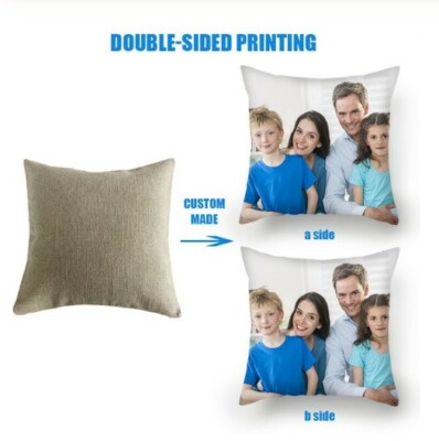 m CUSCINO PERSONALIZZATO CON FOTO IDEA REGALO ANNIVERSARIO COMPLEANNO NATALE