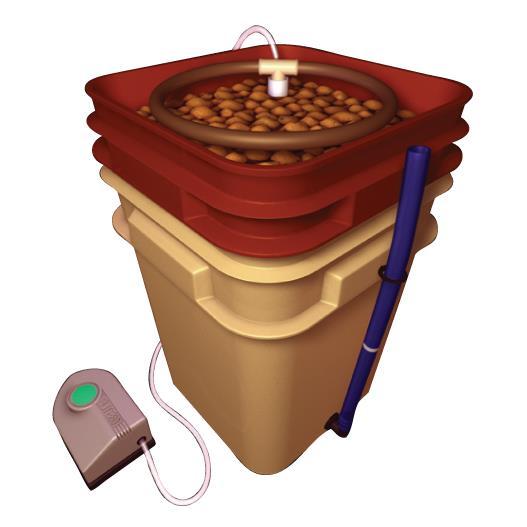 Complete Modular Bucket System Hydroponic Garden Home Organic Growing Affordable
