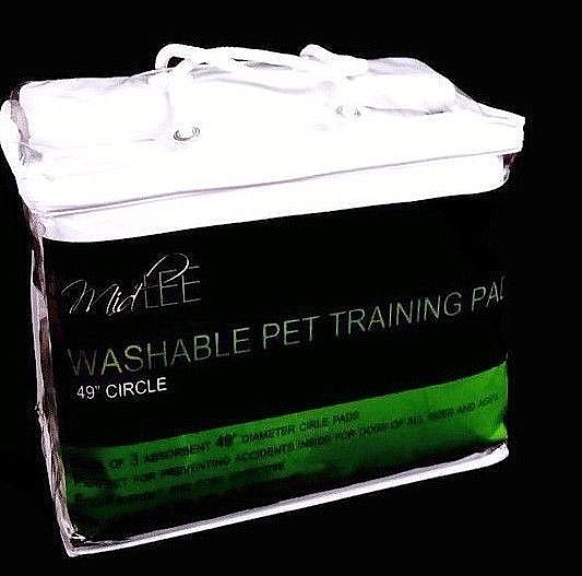 Midlee Washable Pet Training Circle Pads Set of 3