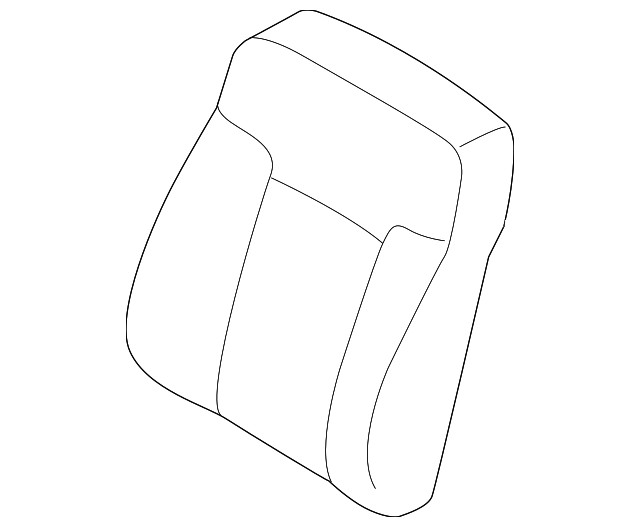 Genuine Ford Seat Back Cover BC3Z-2864416-AA