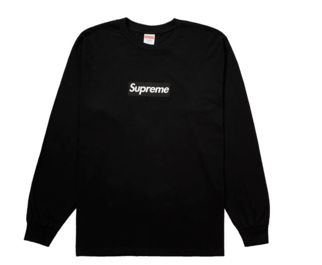 トップス SD Heavyweight Box Logo Long Sleeve T Pro Club Embroidered Box Logo Black Long Sleeve T-Shirt | Zumiez