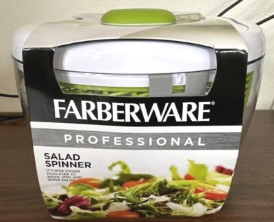 Farberware Salad Spinner Reasuraunt Barware Home Kitchen Summer Nutrition New 