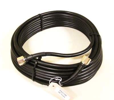 LMR 400 Equivalent Coax Cable - 50 Feet, Pre-Cut, N-Male Connectors (TS340050). Buy it now for 54.95