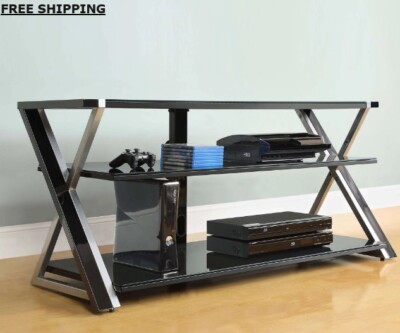 For 65 Inch Tv Modern Entertainment Center Console Table Wit