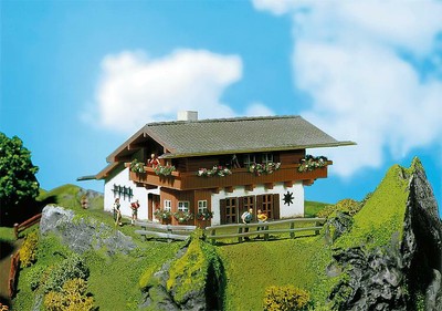 Faller N Scale Building/Structure Kit Ingeborg Alpine Boarding House/Home