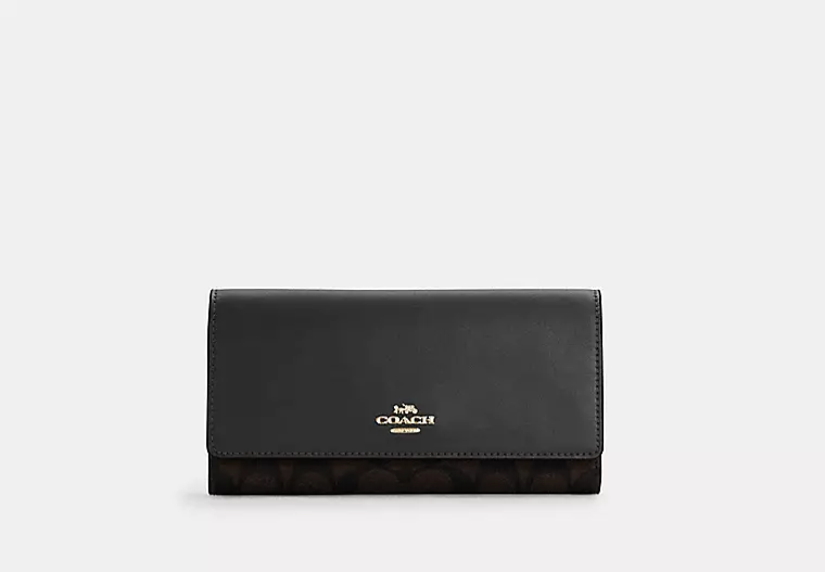 COACH ★Slim Trifold Wallet 長財布 (追跡付き) C5966/C5578 コーチ COACH コーチ C5966 長財布 SLIM TRIFOLD WALLET スリム