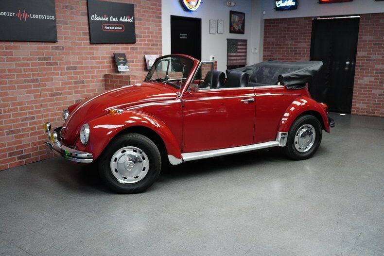 1968 Volkswagen Beetle  60715 Miles Royal Red Convertible 1600 cc 4 Speed Manual