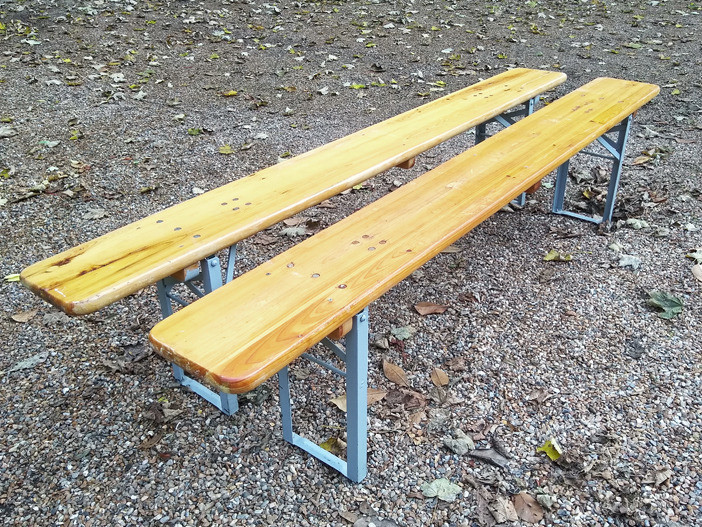 Benches folding German Beer festival Benches | in Hastings, East Sussex