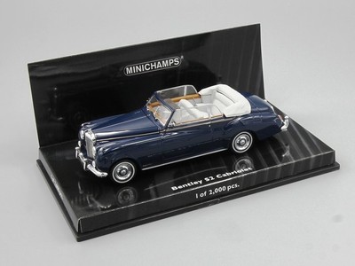 1:43 BENTLEY S2 CABRIOLET 1960 BLUE
