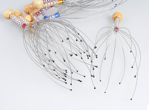 scratching head top point neck scalp octopus claw 12 acupuncture