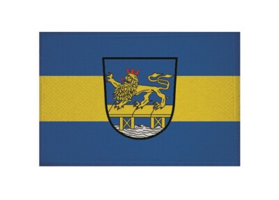  Aufnäher Bruck in der Oberpfalz Fahne Flagge Aufbügler Patch 9 x 6 cm