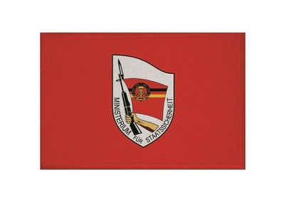 Aufkleber DDR Stasi Staatssicherheit Flagge Fahne 18 x 12 cm Autoaufkleber