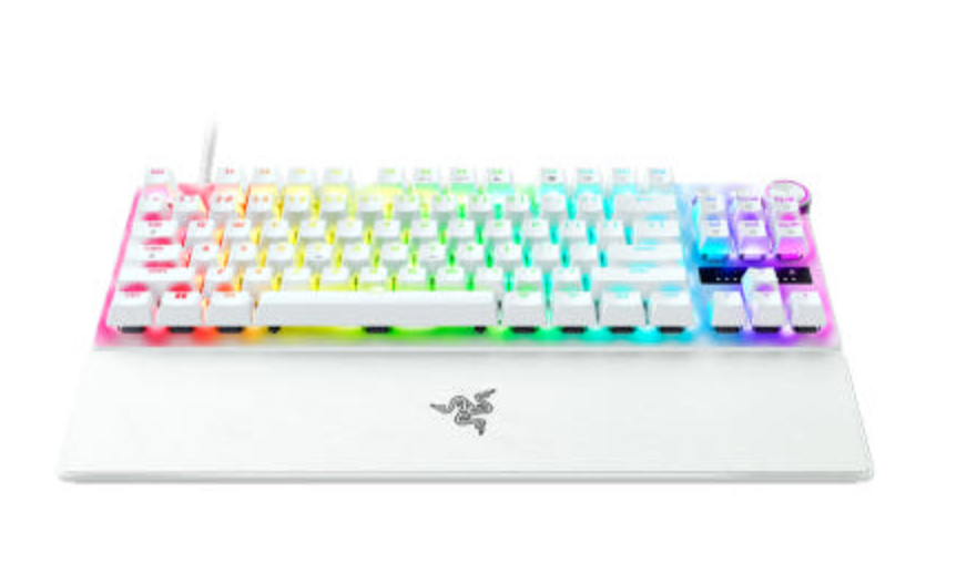 Razer Huntsman V3 Pro TKL White US Wired Gaming Keyboard / Fedex