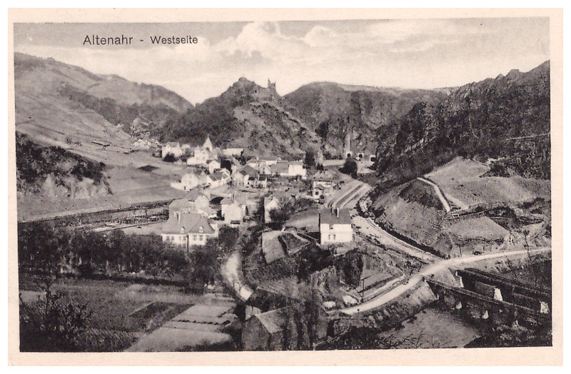 Altenahr -  Westseite - Um 1915