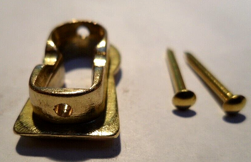 Polish Brass Keyhole Insert Cover  Escutcheon NEW