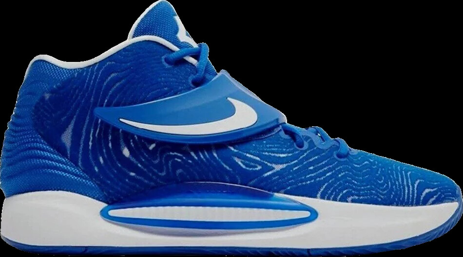 

Nike KD 14 TB Promo Royal Blue White Баскетбольные кроссовки DM5040-401 мужские новые, Синий, Nike KD 14