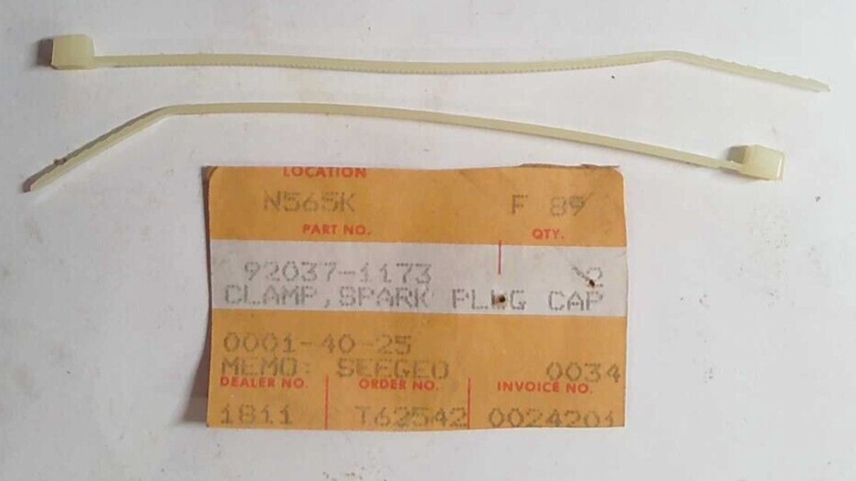 NOS Kawasaki EN JB JF JH JL JS JT KD KL Spark Plug Cap Clamp