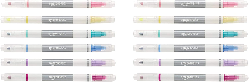 S - Dual Tip, Assorted Colors, 12-pack