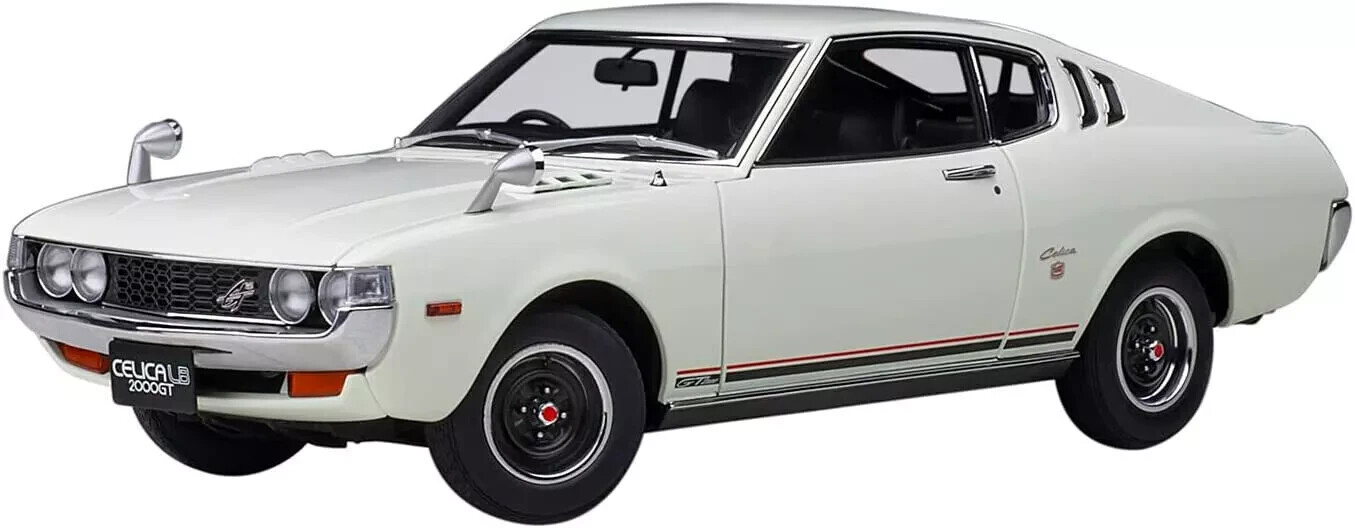 AUTOart 1973 TOYOTA CELICA LIFTBACK 2000GT (RA25) 1/18 WHITE AUTOart 1973 TOYOTA CELICA LIFTBACK 2000GT (RA25) 1/18 WHITE