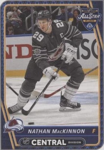 2020-21 Topps NHL Stickers - Nathan MacKinnon #595