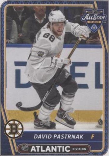 2020-21 Topps NHL Stickers - David Pastrnak #606
