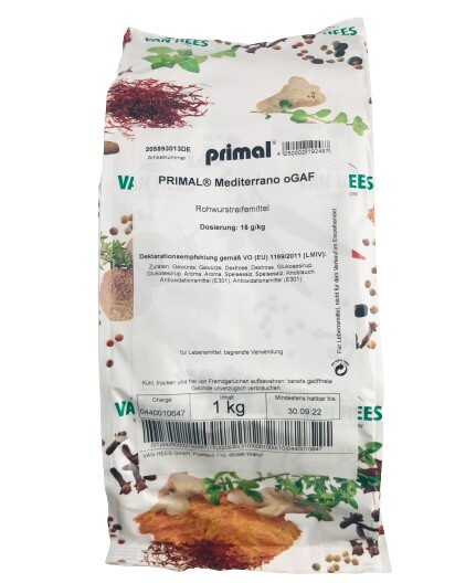 Rohwurstreifemittel Primal Mediterrano Ogaf Van Hees