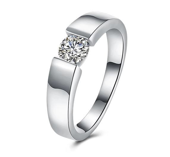 Ring Edelstahl Damenringe Eheringe Verlobungsringe Freundschaftsring Schmuck Neu