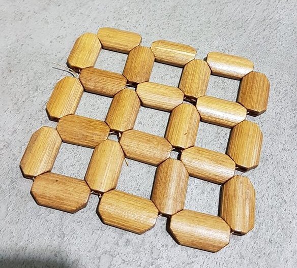 SottoBicchiere Sotto Bicchiere Base Sotto Piatto Tazza Legno Bamboo Bambù dfh