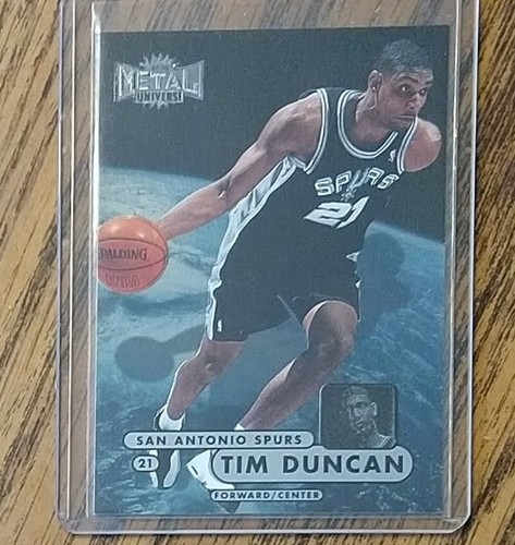 1997/98 Metal Universe Championship Tim Duncan Rookie Card #72
