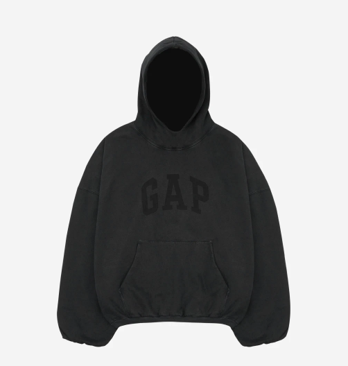 【Yeezy Gap By Balenciaga】Dove Hoodie Washed Black☆人気☆ Yeezy Gap Engineered By Balenciaga Dove Hoodie Washed, Black