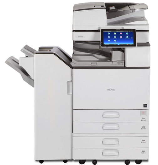 Ricoh Mp 4055 Black/white Copier Printer Dual Scanner Fax Finisher