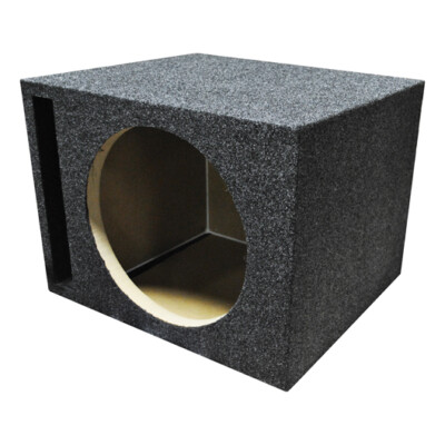 EMPTY WOOFER BOX SINGLE 10'' MDF;VENTED BASS BOX