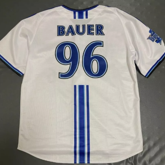 横浜DeNAベイスターズ BAUER ユニフォーム 96 2023 Yokohama DeNA Baystars Replica Jersey Home Bauer #96