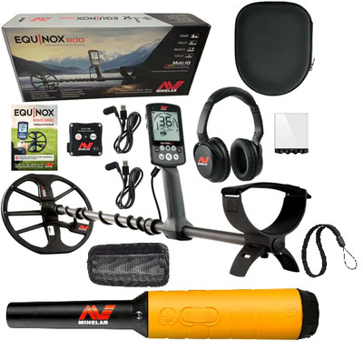 Minelab Equinox 800 Metal Detector +  Pro-Find 35 Pinpointer