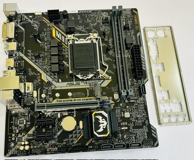 Asus TUF H310M-PLUS GAMING REV:1.01 Socket 1151 DDR4 Motherboard & I/O Shield