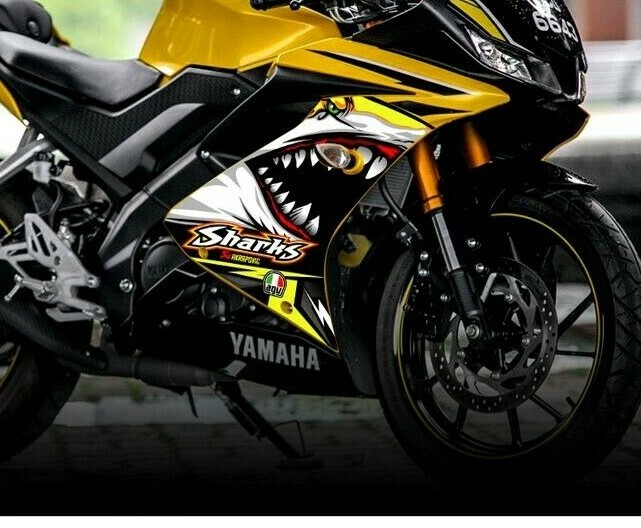 Honda Msx Grom Sf 125 Shark Sticker 3m Decal Set Fairings L R 16 17 18 V 1 Parts Accessories Other